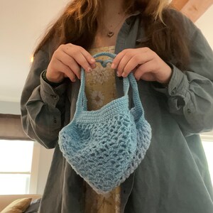 crochet mesh bag