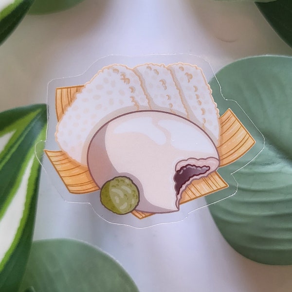 Chihiro Food Transparent Sticker/ Clear Vinyl Sticker / Ghibli