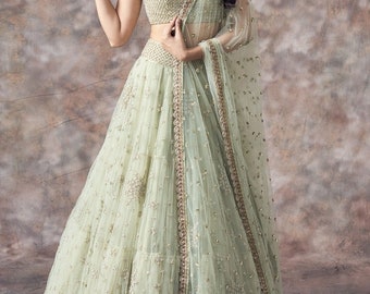 ladies party wear lehenga