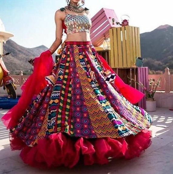 Full Stitched Navratri Special designer lehenga Indian | Etsy