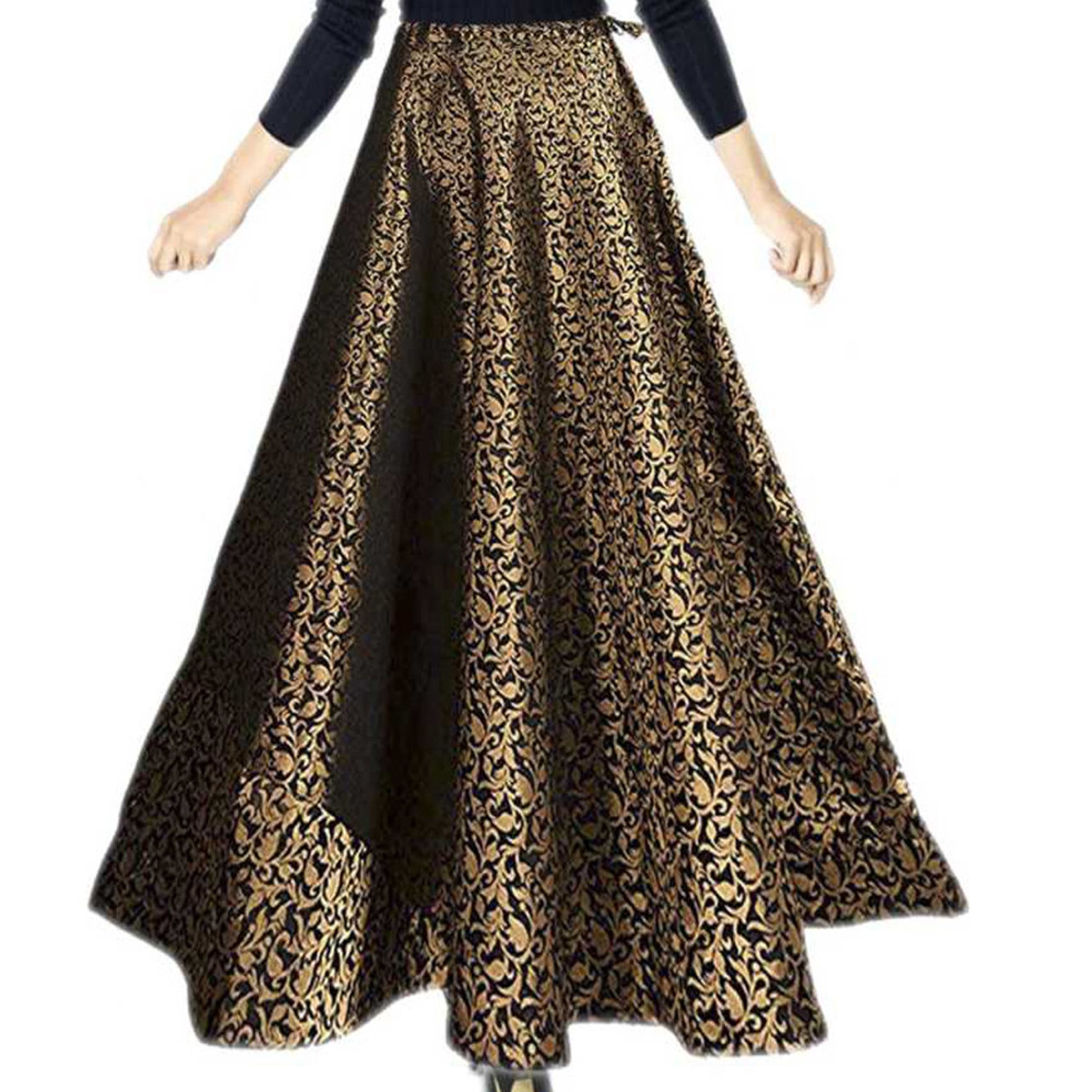 Stylish Flared Long Skirt Indian Skirt Ethnic Skirt for Etsy