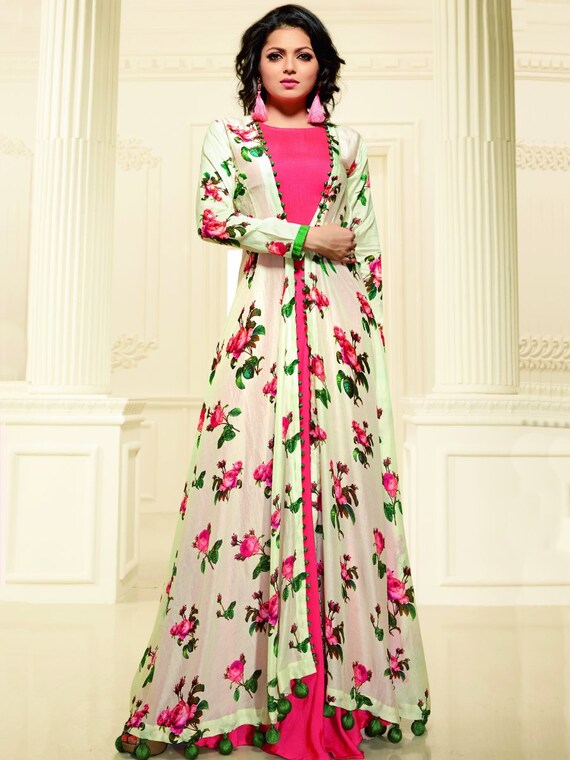 Gown style kurti sale