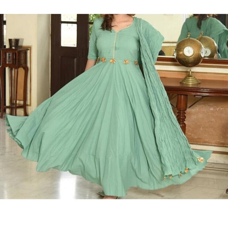 flared cotton kurtis