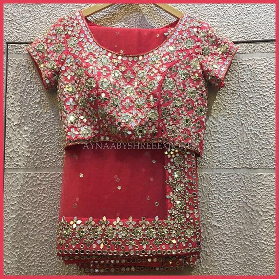 heavy work party wear saree
