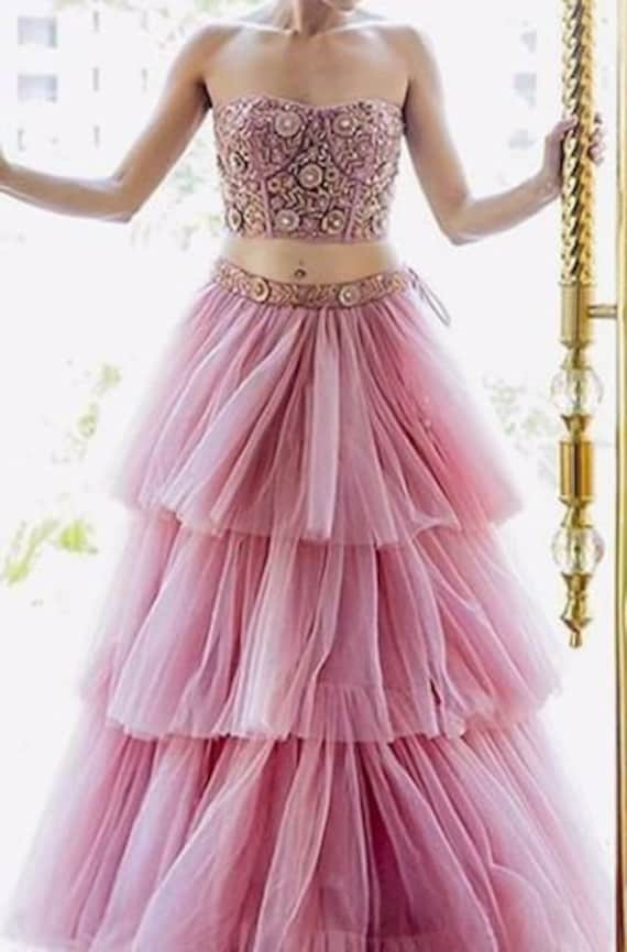 designer lehenga gown