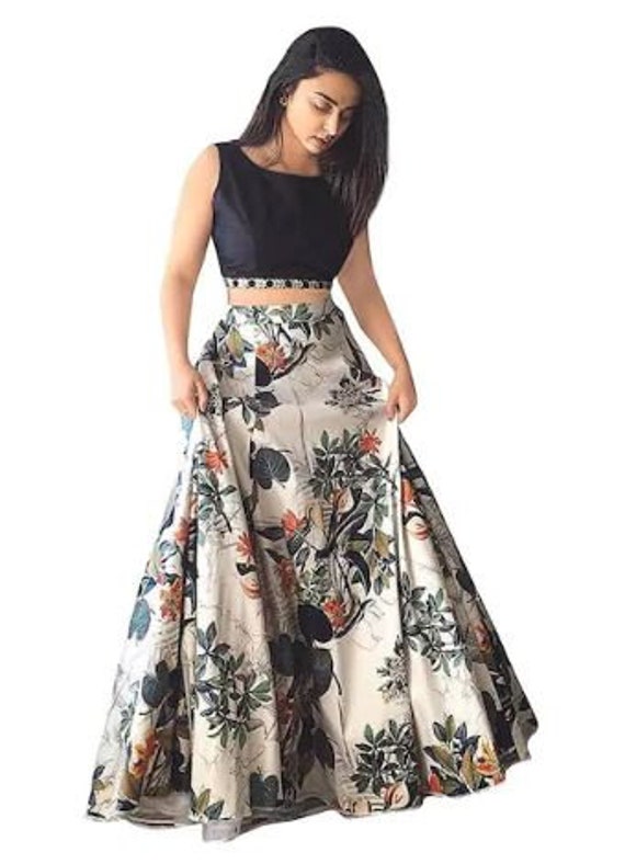 sleeveless ghagra choli