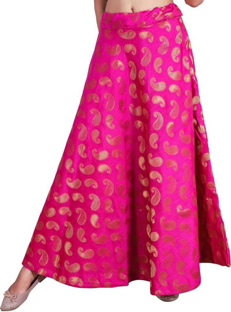 Readymade Skirt Ethnic Skirt for Women Designer Skirts Long Skirt Indian Stylish Banarasi Skirt Indian Skirt Ready to wear skirt