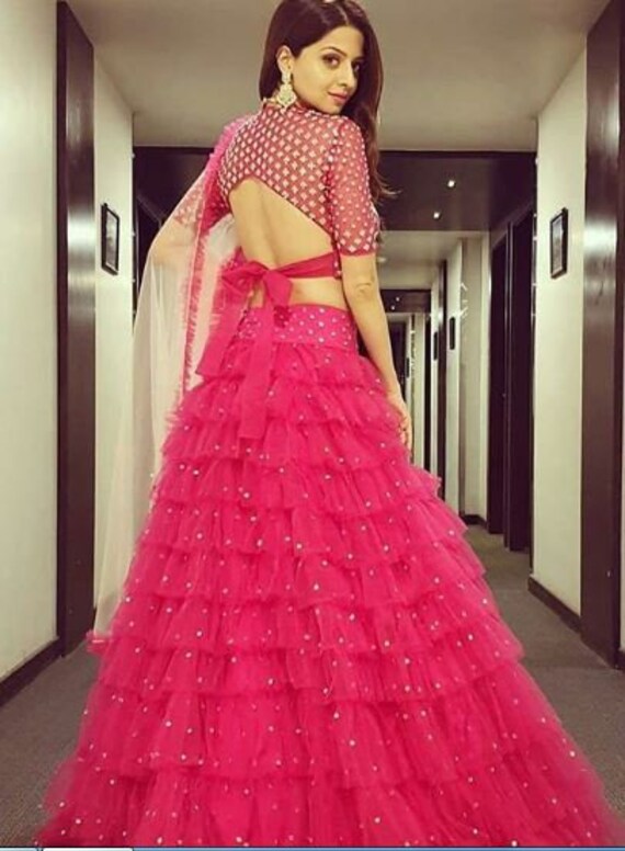 Designer top lehenga suit