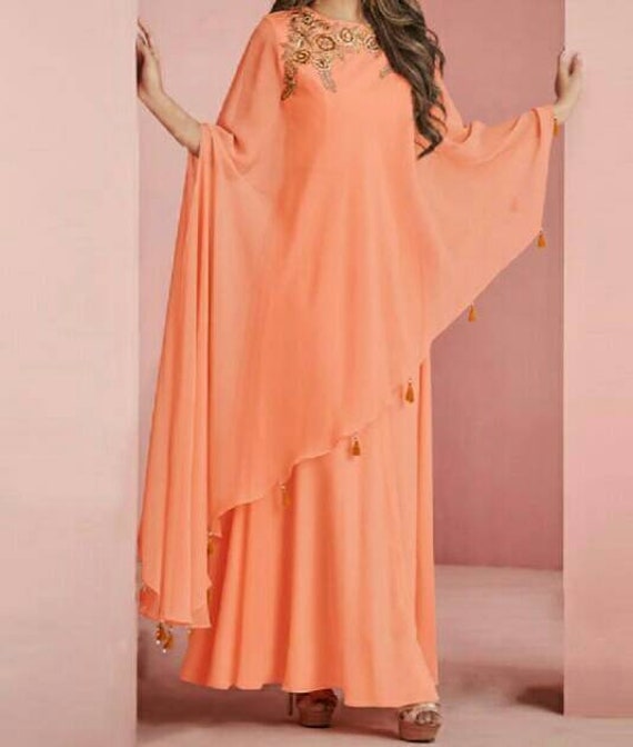 georgette gown party wear