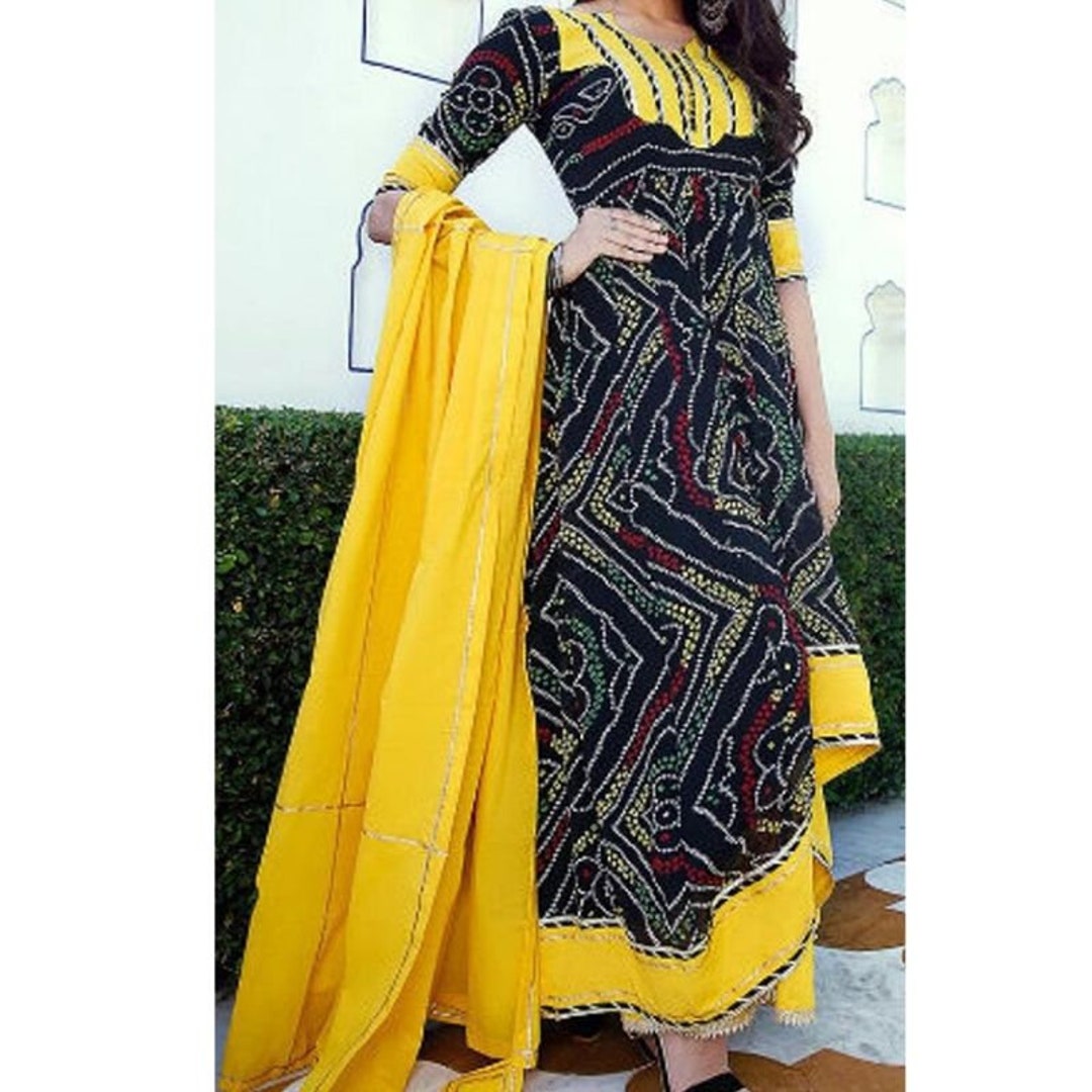 BANDHANI DRESS MATERIALS | DESIGNER BANDHANI SUITS | COTTON BANARASI BANDHANI  JAIPURI SUITS #SHORTS - You… | Bandhani dress, Bandhani dress materials, Jaipuri  suits