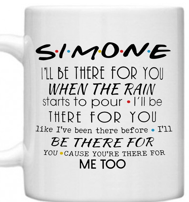 Friends Group Title TV Series Joey Chandler Ross Monica Rachel Phoebe 10oz Mug