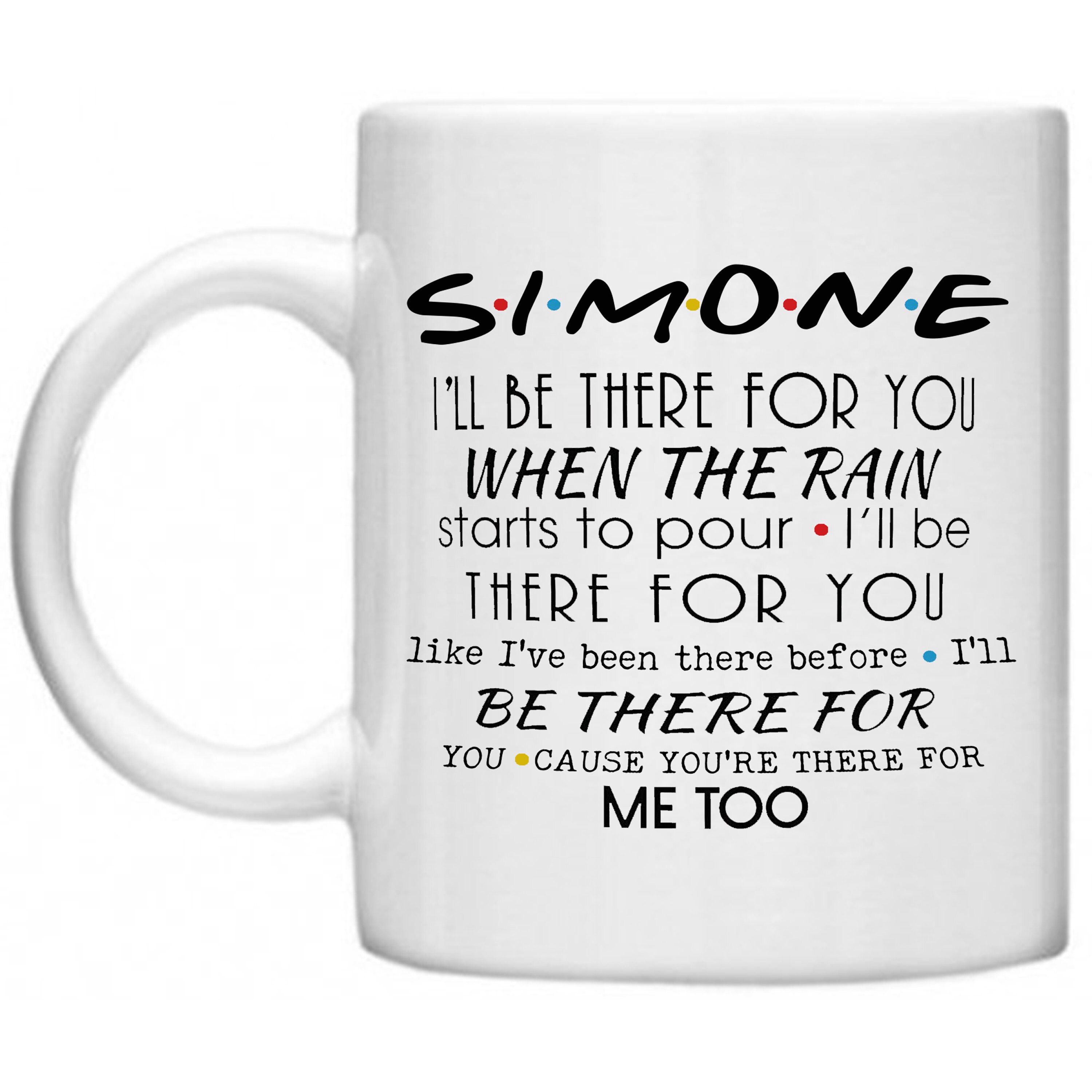Friends Group Title TV Series Joey Chandler Ross Monica Rachel Phoebe 10oz Mug