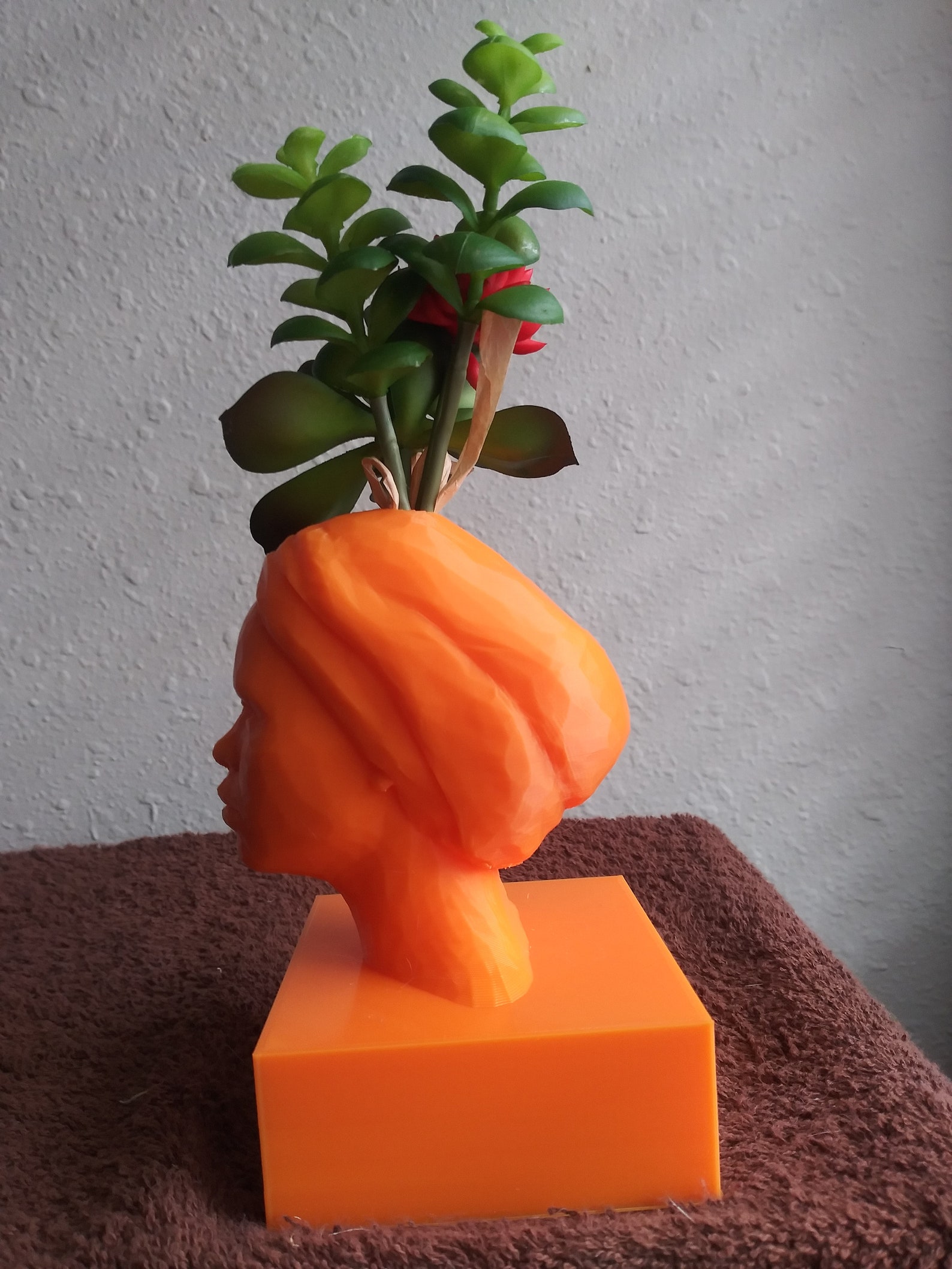 Head bust vase figurine portrait 3d printed customizable Etsy
