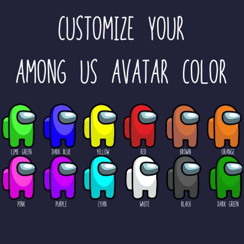 Custom ColorName Among Us Mug Gamer Mug Choose your Color | Etsy