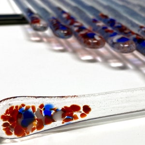 studioTica Celebration - Handmade Glass Swizzle Stirring Sticks + Extra Long Pitcher Rods