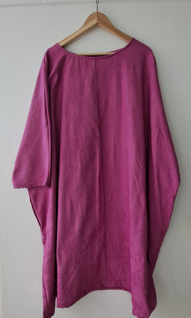 Blusenkleid mit angeschnittenen Ärmeln Oversize Bild 2