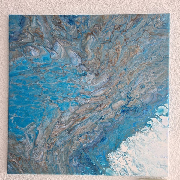 Muschelsucher - Acrylbild