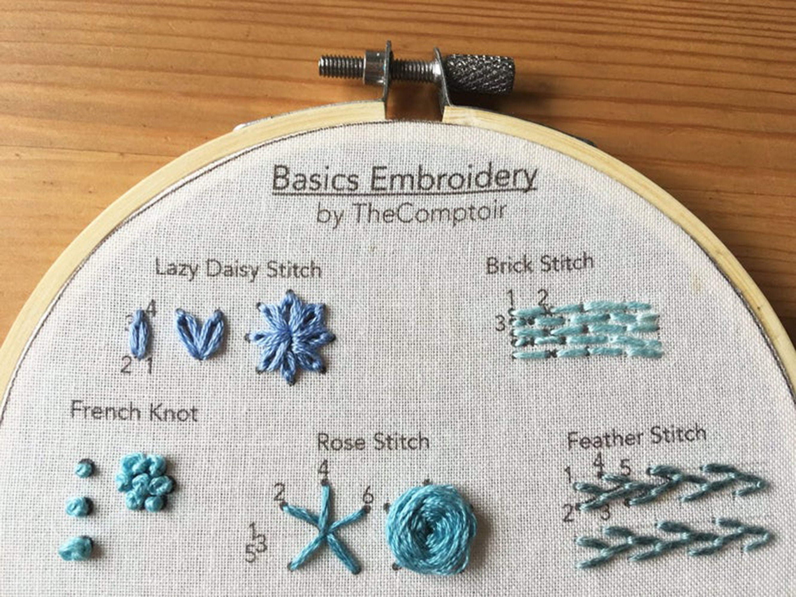 Beginner Embroidery kit — Julias Broderie