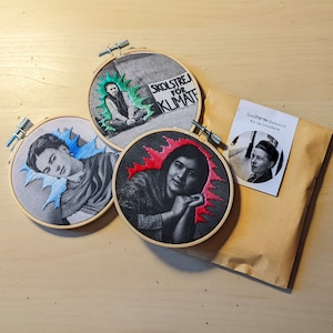 my Heroes mini embroidery kits // for beginners // in English or en Français