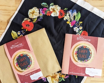 Les mots fleuris - projet de broderie / fleurs