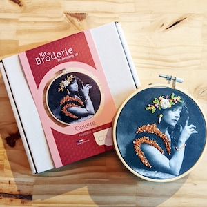 Embroidery kit // Colette // Feminist // Vintage // for beginners - english - french