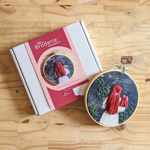 kit de broderie - Merveilleux Cheveux Auburns