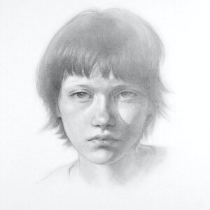 Head 005 23 - original graphite drawing