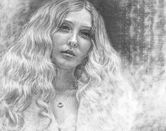 Franny - original graphite drawing