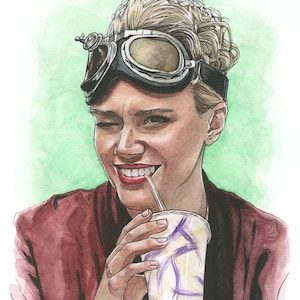 Holtzmann - original watercolor painting