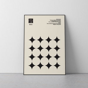 B.Bartok, Music, Classical Music, DECCA LP Cover, 1969, Bauhaus, Poster Print, Download Print in 3 sizes