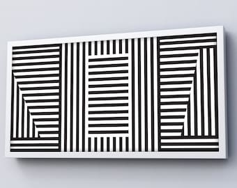 Sol LeWitt, Synthesis, Horizontal linear art, Contemporary, conceptual, minimalism, Geometric, Bauhaus, Living room, Download 3 PDF files.