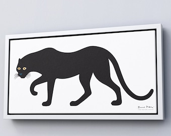 La Pantera, Enzo Mari, 1965, Nature Series, symbol, icon, animal, Home poster, Living room, Doorway, Download Print in 3 sizes