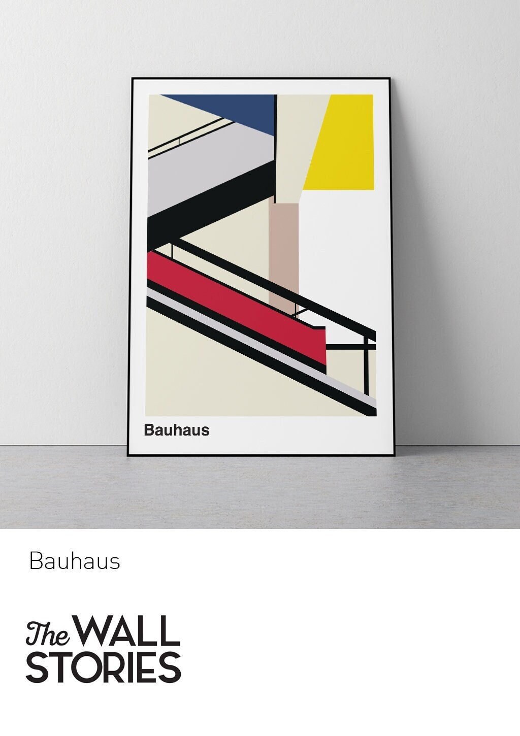 Bauhaus, Stairway, Walter Gropius, Geomentric Architecture, Early 