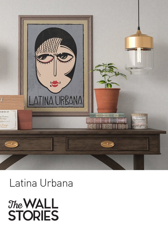 Latina Urbana Vintage Art Japanese Art Deco Modern Design Wall Art Print Wall Decor Poster Print Download Print In 3 Sizes Latina Urbana Vintage Art Japanese Art Deco Modern Design Wall Art Print Wall Decor Poster Print Download Print In 3 Sizes
