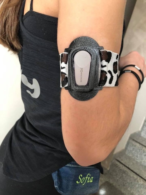 Flexible Dexcom G6 Cover Holds and Protects Sensor and Patch Over