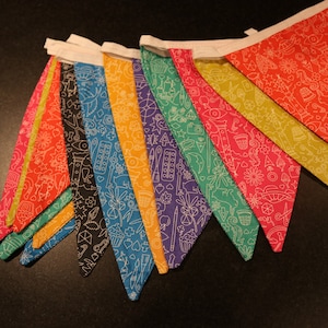 Rainbow Themed Fabric Bunting
