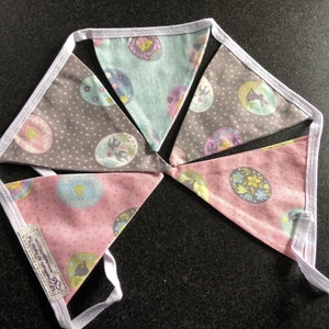 Handmade Mini Fabric Easter Bunting