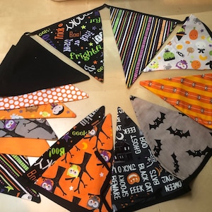 Handmade Glow in the dark Halloween Bunting