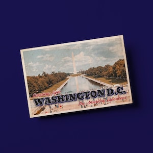 Vintage Style Postcard – Greetings From Washington Dc