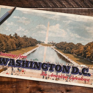 Vintage Style Postcard – Greetings From Washington Dc