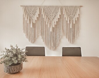 XXL Macrame Wall Hanging - AMALIA | Wedding Backdrop | Macrame Headboard