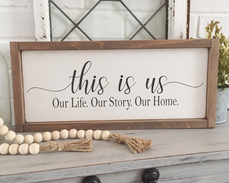 This is Us Sign Gallery Wall Sign Decor Details Etsy