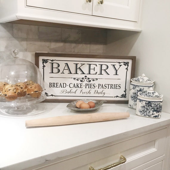French Country Decor Bakery Sign
