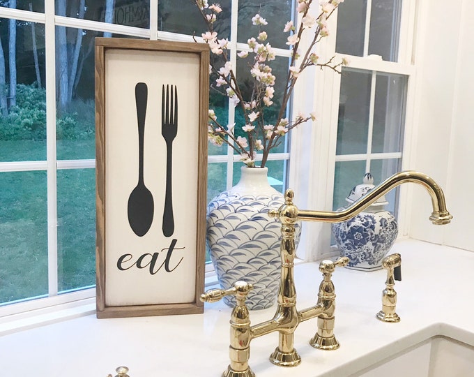 Eat Sign For Kitchen Kitchen Art Etsy Eat sign for kitchen kitchen art etsy