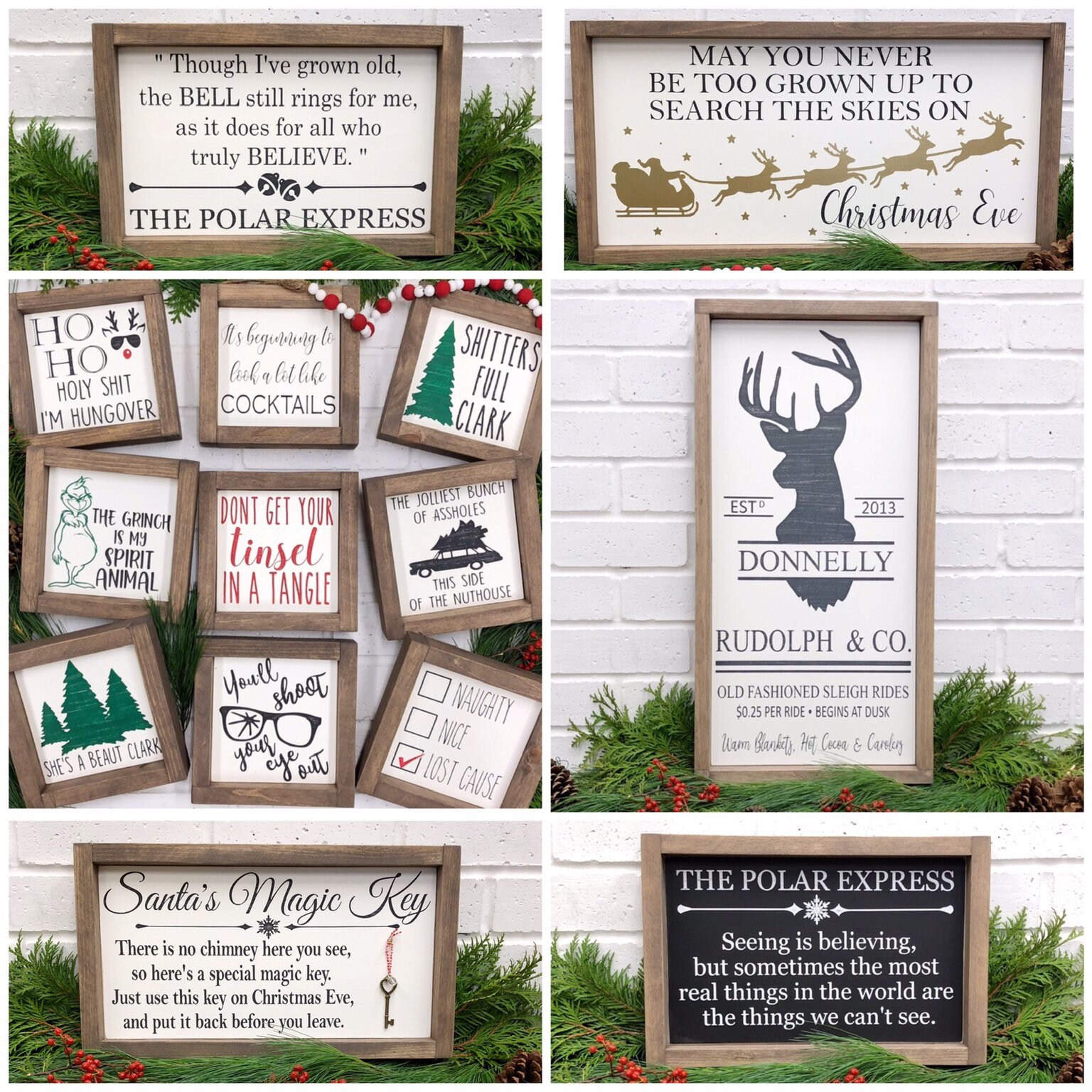 Christmas funny ornament merry coworkers diy ornaments ya xmas filthy gift animal etsy brother neighbor unique mom sold alone gifts Funny Christmas Signs Merry Christmas Ya Filthy Animal | Etsy