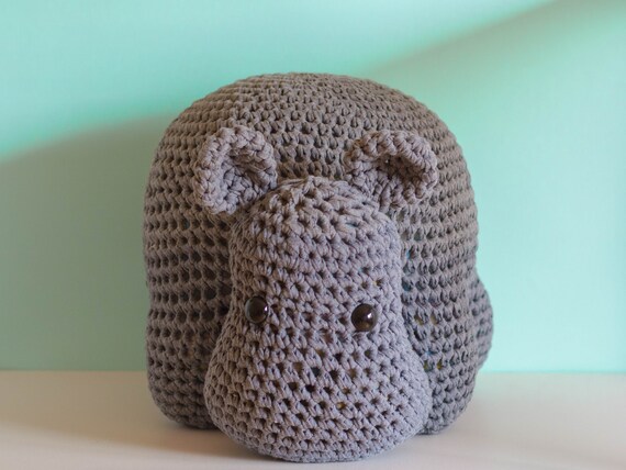 big hippo stuffed animal