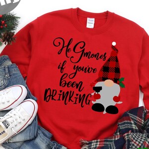 Gnomos si has estado bebiendo Signo de Navidad SVG