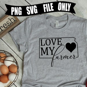 Kansas Farmer SVG, Kansas Shirt PNG - Etsy