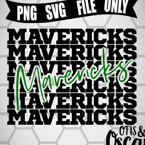 Maverick Highschool SVG, Maverick Football PNG