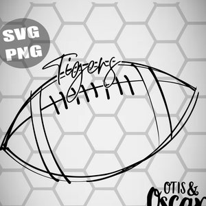Tiger Football SVG PNG